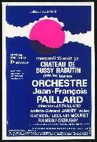 Orchestre de chambre Jean-François Paillard. Château de Bussy-Rabutin (15 août 1979). - Chenôve, Séri Courbet, dessin de M. Tollot. - 80 x 120 cm.