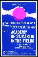 Academy of Saint Martin in the fields. Vézelay, basilique de la Madeleine (1er juillet 1984). - Dijon, P. R. O. Sérigraphie, dessin de M. Tollot. - 40 x 60 cm.