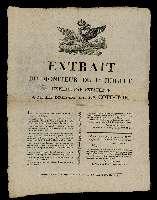 Proclamation du Roi aux Français . – Imprimeur Frantin (Dijon) 