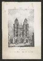 Façade de l'église Saint-Michel à Dijon. . – E. Ardit (imprimeur) 