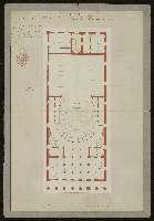 Ville de Dijon. Plan général du rez-de-chaussée de la salle de spectacle projetée sur la place Saint-Étienne : n° 3