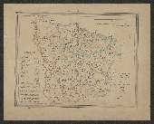 Carte de la Nièvre par A. H. Dufour.