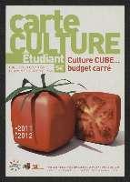 Culture CUBE… budget carré. Une tomate "carrée" coupée en deux. . – Éditeur : ND Phot 