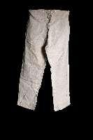 Pantalon de marin en toile blanche