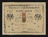 Médaille commémorative de la Grande Guerre (avec diplôme)