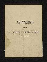 Programme de la 130e représentation de théâtre aux armées (29-30-31 octobre 1916)