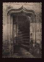 Abbaye de Cîteaux - Escalier de la bibliothèque du XVème siècle