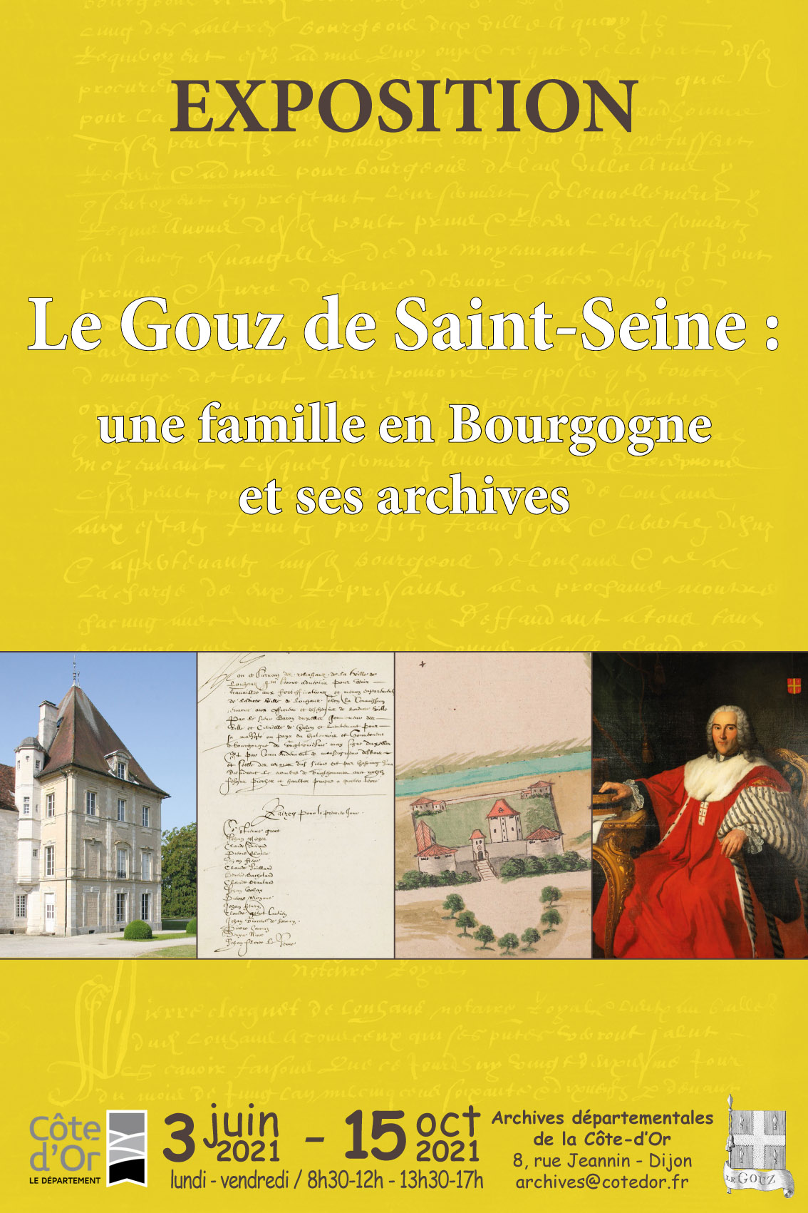 Affiche exposition Le Gouz de Saint-Seine