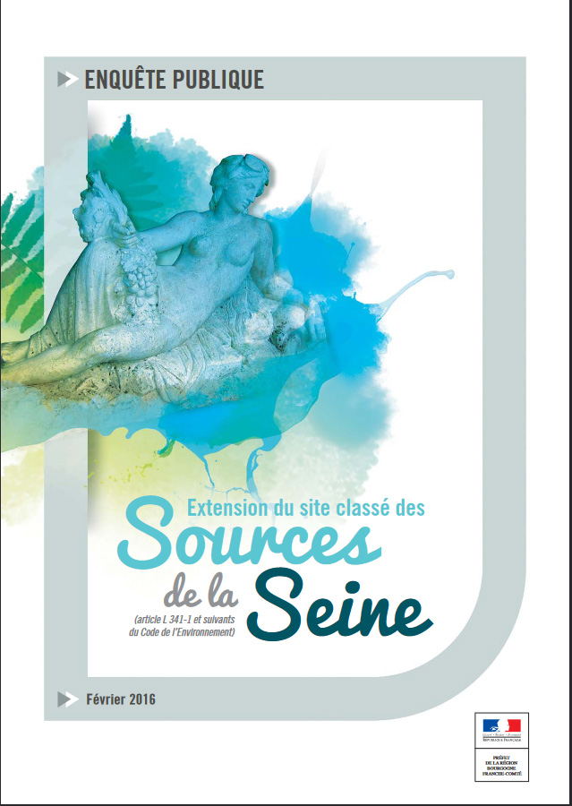Enquête publique sur l'extension du site classé des Sources de la Seine, 2016
